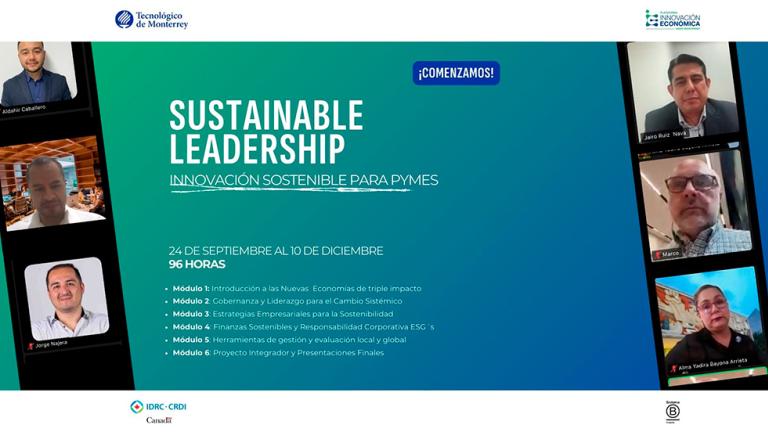 24 sep-12 nov 2024 | Sustainable Leadership   “Formando Líderes para un Futuro Responsable” 