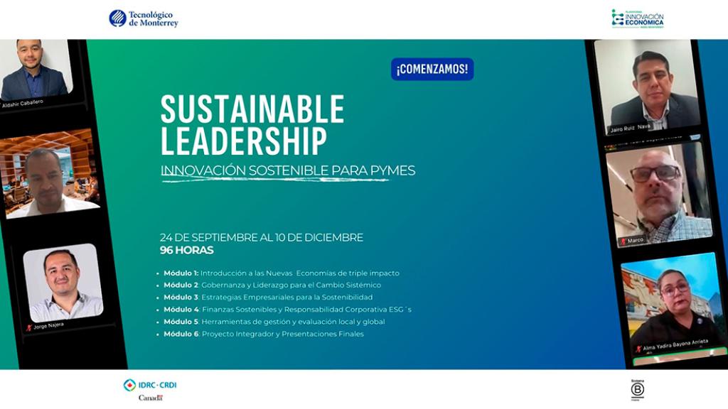 24 sep-12 nov 2024 | Sustainable Leadership   “Formando Líderes para un Futuro Responsable” 