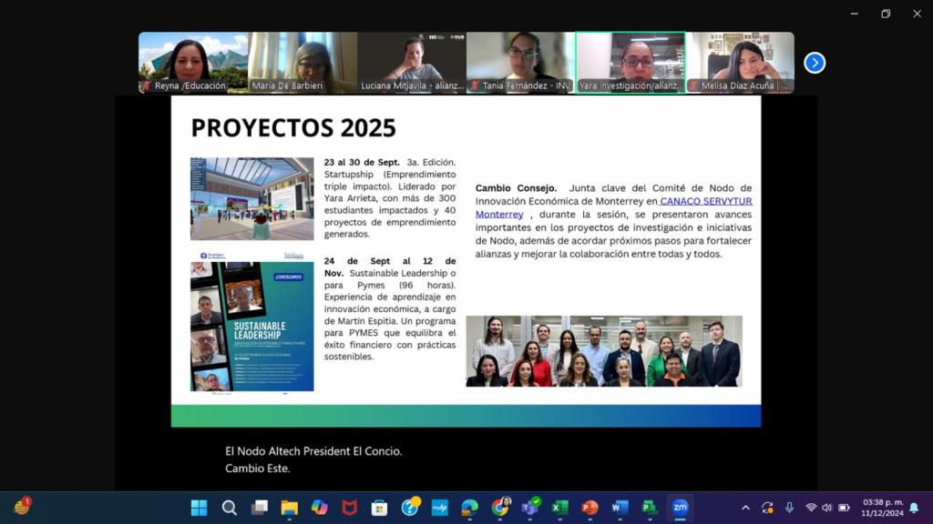 11 dic 2024 | Reunión de Cierre Anual de los Nodos de IE